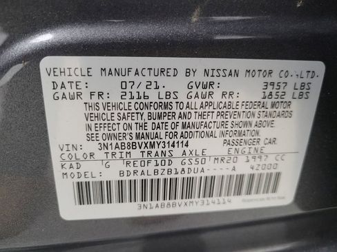 Used 2021 Nissan Sentra S image 33