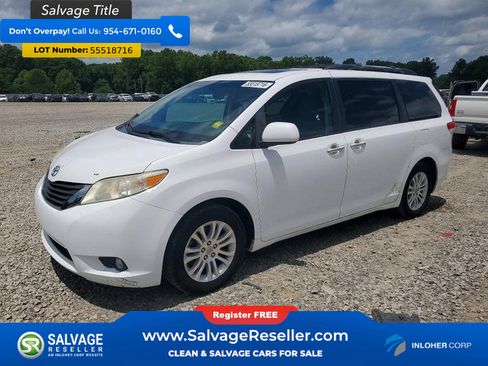 Used 2012 Toyota Sienna XLE w/ XLE Navigation Pkg FWD image 1