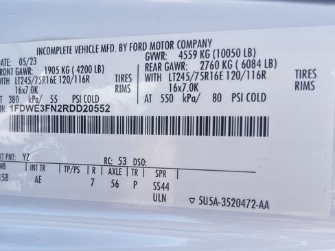 Certified 2024 Ford E-350 and Econoline 350 Super Duty w/ Power Windows & Locks Group RWD image 22
