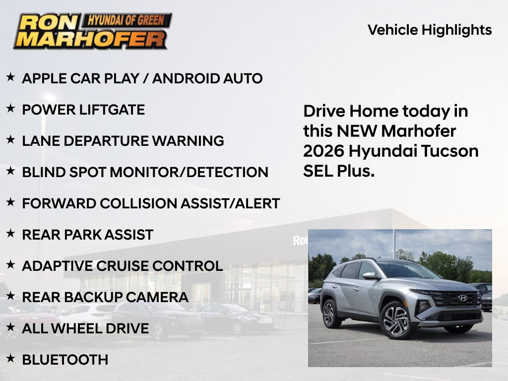 New 2026 Hyundai Tucson SEL Plus AWD/4WD image 15