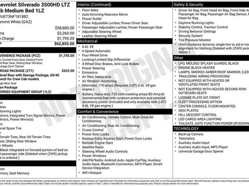 Certified 2022 Chevrolet Silverado 3500 LTZ w/ LTZ Convenience Package image 11