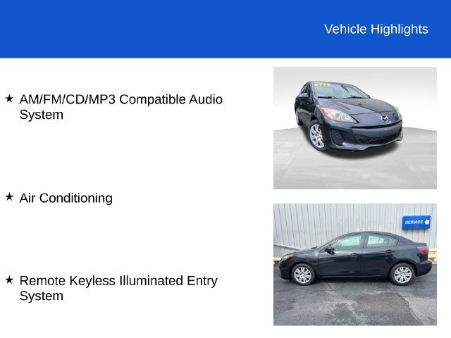 Used 2013 MAZDA MAZDA3 i SV w/ Convenience Pkg FWD image 2