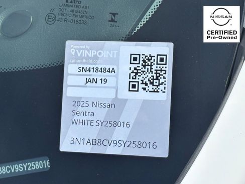 Certified 2025 Nissan Sentra SV image 30