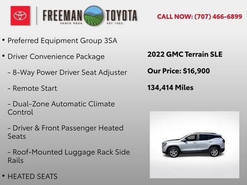 Used 2022 GMC Terrain SLE w/ Driver Convenience Package AWD/4WD image 5