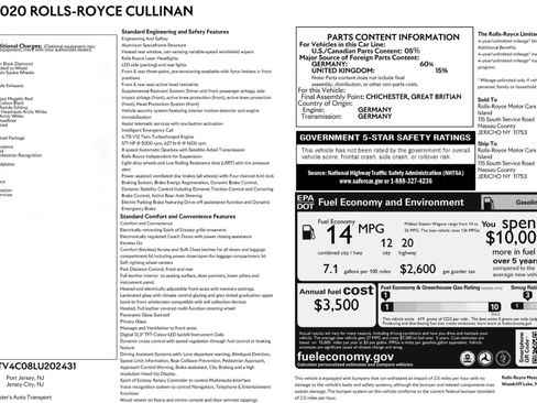 Used 2020 Rolls-Royce Cullinan AWD/4WD image 24