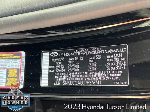 Used 2023 Hyundai Tucson Limited image 37
