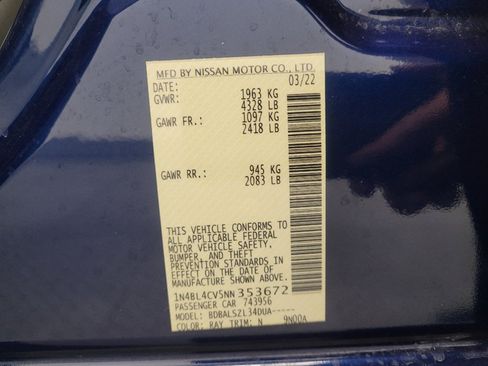 Used 2022 Nissan Altima 2.5 SR FWD image 33