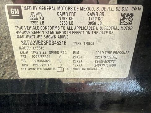 Used 2015 GMC Sierra 1500 SLT w/ SLT Crew Cab Value Package image 17