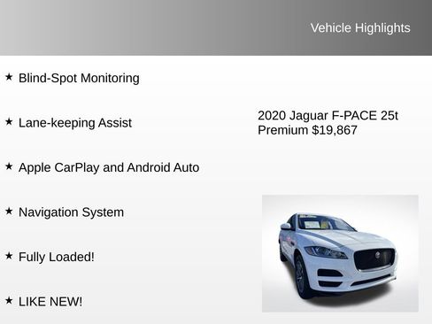 Used 2020 Jaguar F-PACE Premium image 8