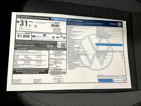 New 2026 Volkswagen Taos SE image 36