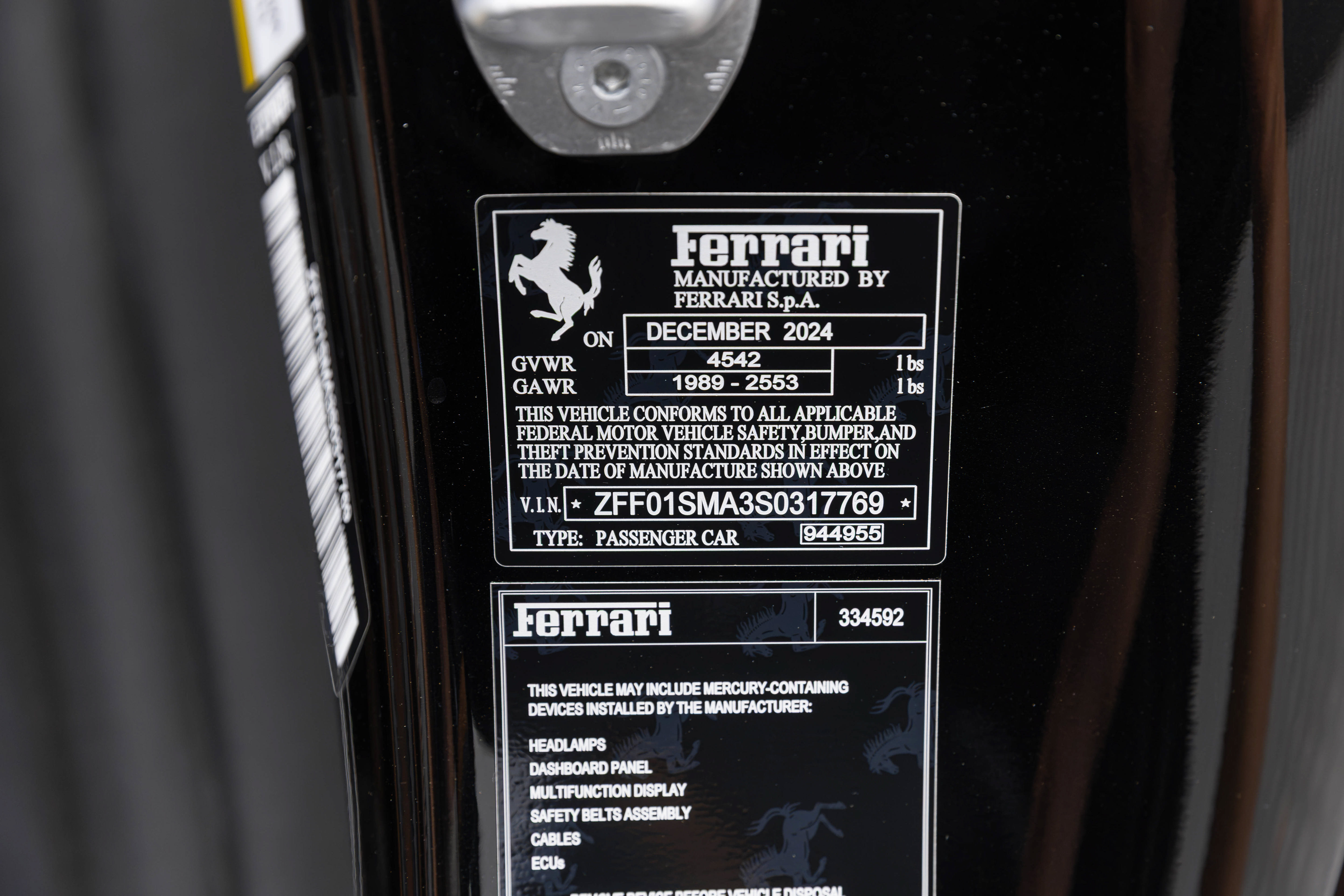 Certified 2025 Ferrari 296 GTS RWD image 17