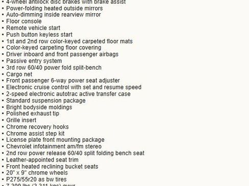 Used 2019 Chevrolet Tahoe LT w/ LT Signature Package image 7