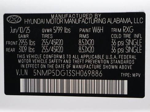 Certified 2025 Hyundai Santa Fe Calligraphy image 58