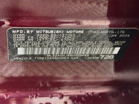 Used 2024 Mitsubishi Mirage ES FWD image 12