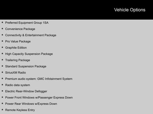 Used 2023 GMC Sierra 1500 Pro w/ Graphite Edition image 2