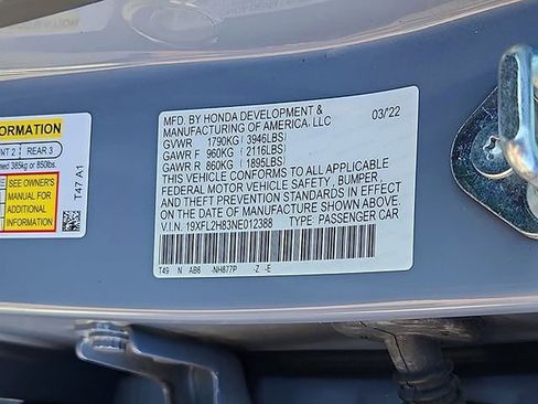 Used 2022 Honda Civic Sport image 26