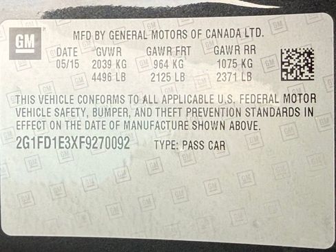 Used 2015 Chevrolet Camaro LT w/ Rear Vision Package RWD image 37