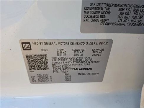 Used 2021 GMC Sierra 1500 SLT w/ SLT Premium Package image 22