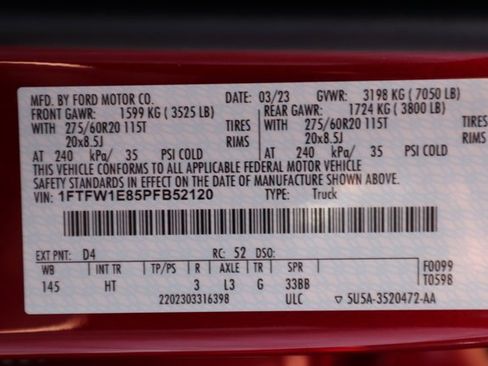 Certified 2023 Ford F150 Lariat w/ Trailer Tow Package image 42