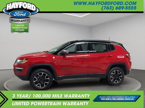 Used 2021 Jeep Compass Trailhawk AWD/4WD image 3