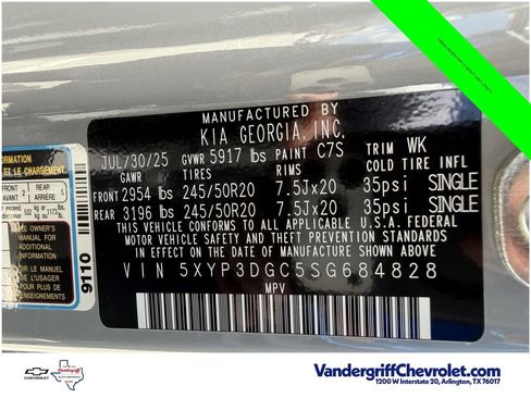 Used 2025 Kia Telluride EX X-Line AWD/4WD image 35