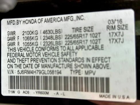 Used 2016 Honda CR-V EX-L image 28