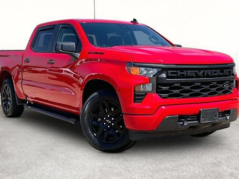 Used 2023 Chevrolet Silverado 1500 Custom w/ LPO, Dark Essentials Package RWD image 1