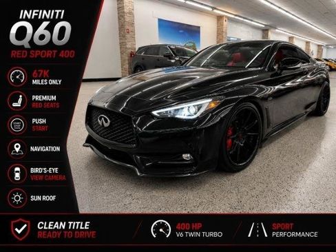Used 2019 INFINITI Q60 Red Sport 400 w/ Proassist Package RWD image 1