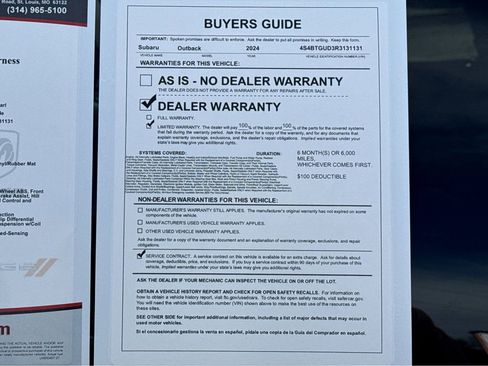 Used 2024 Subaru Outback Wilderness image 26