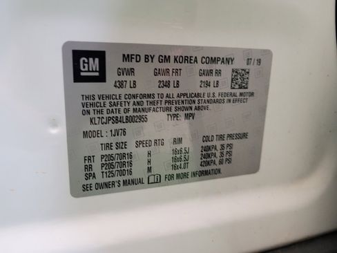 Used 2020 Chevrolet Trax LT w/ LT Convenience Package AWD/4WD image 33