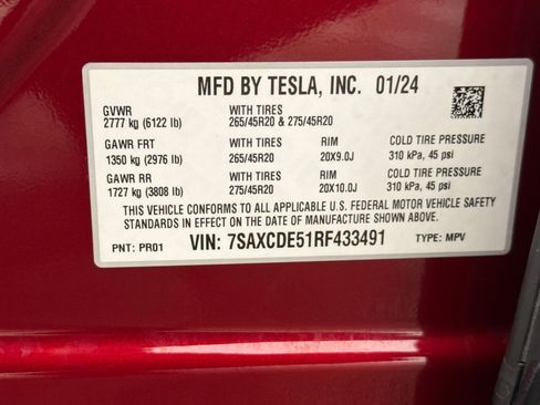 Used 2024 Tesla Model X AWD/4WD image 28
