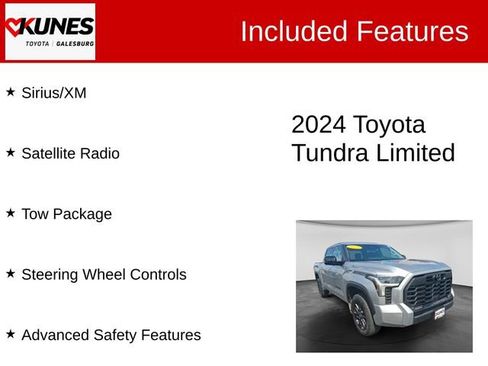 Used 2024 Toyota Tundra Limited w/ TRD Off-Road Package AWD/4WD image 3