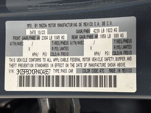 Used 2024 MAZDA MAZDA3 s AWD/4WD image 26