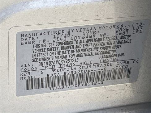 Used 2019 Nissan Sentra S image 26