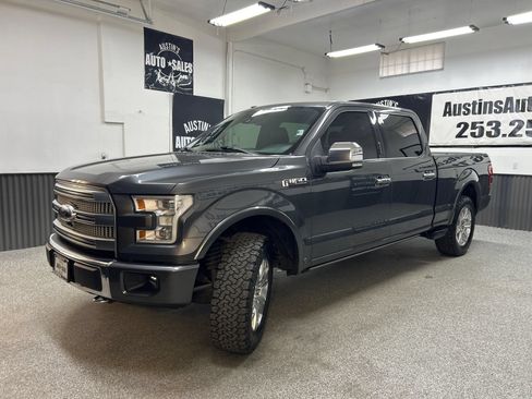 Used 2016 Ford F150 Platinum w/ Equipment Group 701A Luxury AWD/4WD image 3