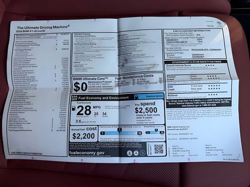 New 2026 BMW X1 xDrive28i w/ Technology Package AWD/4WD image 25
