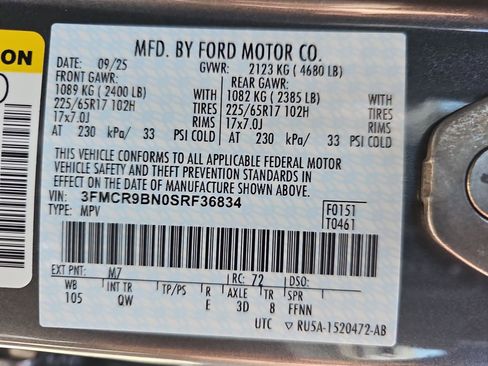 New 2025 Ford Bronco Sport Big Bend w/ Convenience Package image 41