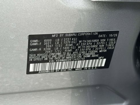 New 2026 Subaru Ascent Touring image 15