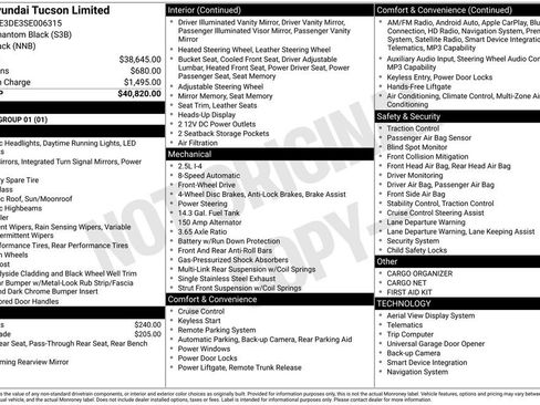 Used 2025 Hyundai Tucson Limited FWD image 57