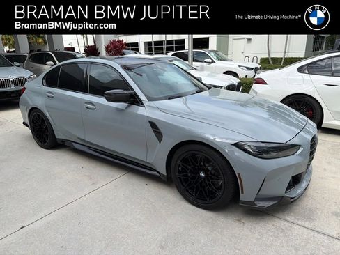 Used 2022 BMW M3 Competition w/ M Carbon Exterior Package RWD image 1