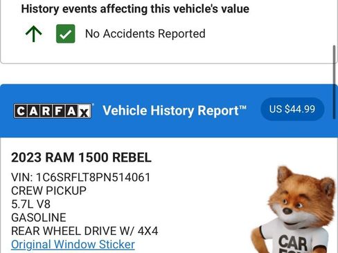 Used 2023 RAM 1500 Rebel w/ Rebel Level 2 Equipment Group image 4