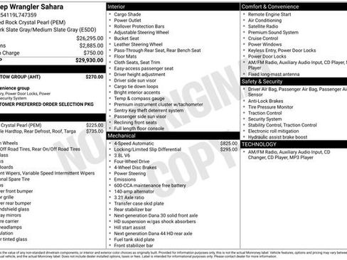 Used 2009 Jeep Wrangler Sahara w/ Trailer Tow Group image 12
