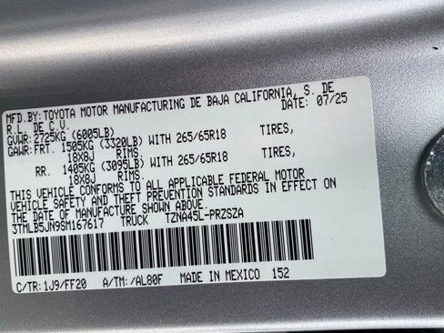 New 2025 Toyota Tacoma SR5 image 19