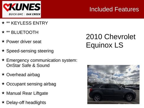 Used 2010 Chevrolet Equinox LS image 2