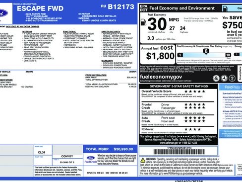 Used 2024 Ford Escape Active FWD image 19