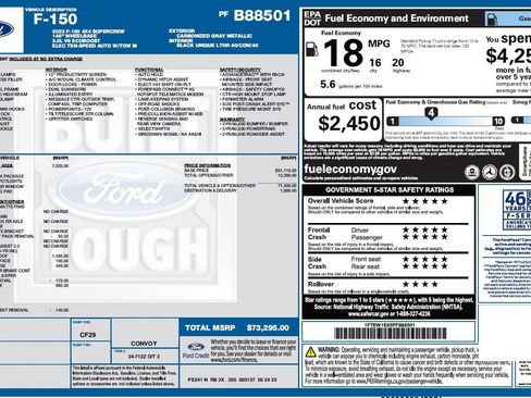 Used 2023 Ford F150 Tremor w/ Equipment Group 402A High AWD/4WD image 3