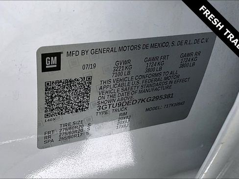 Used 2019 GMC Sierra 1500 SLT AWD/4WD image 19