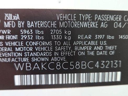 Used 2011 BMW 750Li xDrive AWD/4WD image 53