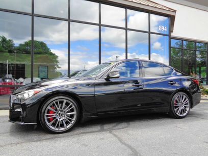 Used 2023 INFINITI Q50 Red Sport 400 w/ Black Opal Edition