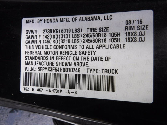 Used 2017 Honda Ridgeline RTL image 34